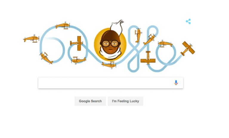 Google Doodle Celebrates The Legacy Of Pioneering Aviator Bessie Coleman