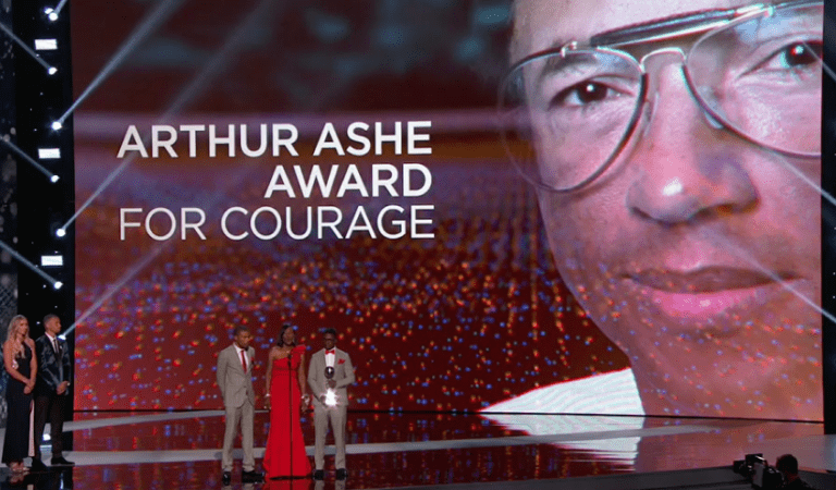 Dobson’s Family Accepts Arthur Ashe Award On His Behalf