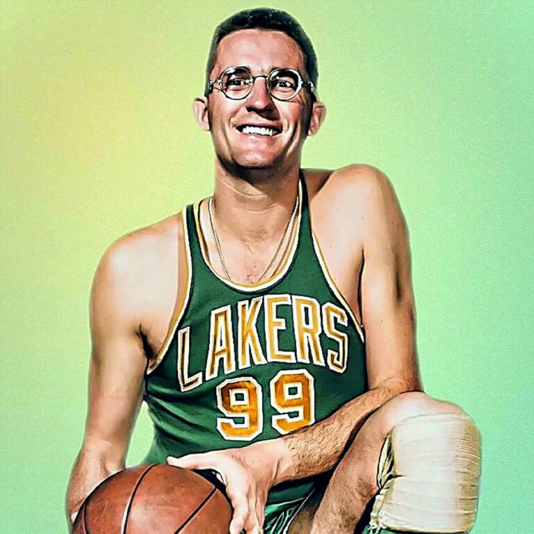 Los Angeles Lakers retired George Mikan's jersey number 99