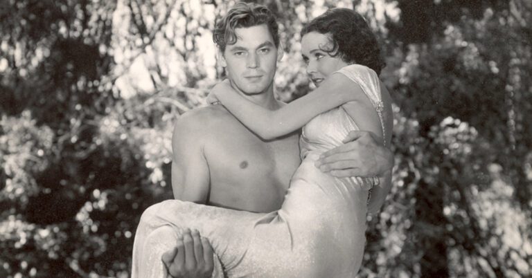 Johnny Weissmuller as TARZAN, THE APE MAN 