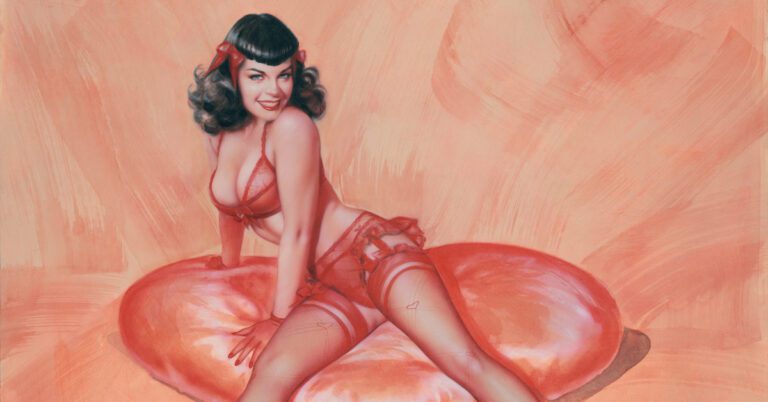 Bettie Page re-imagined by Olivia De Berardinis