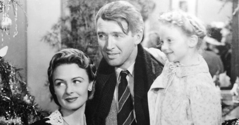 Jimmy Stewart in It's A Wonderful Life