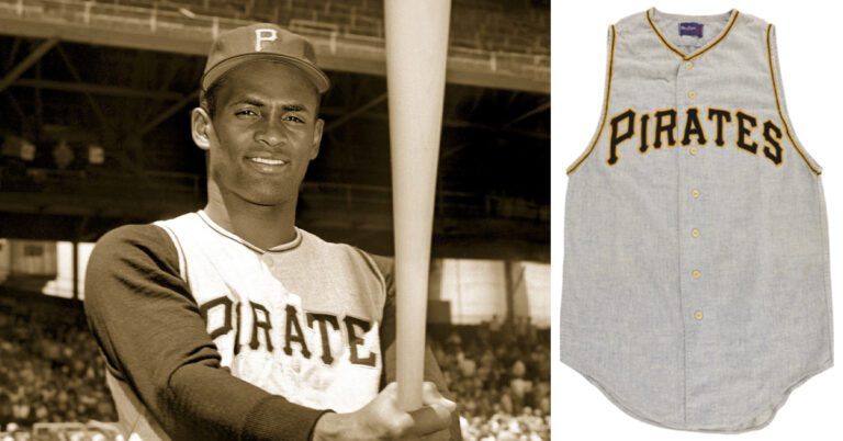 Roberto Clemente's World Series Championship Game-Worn Jersey