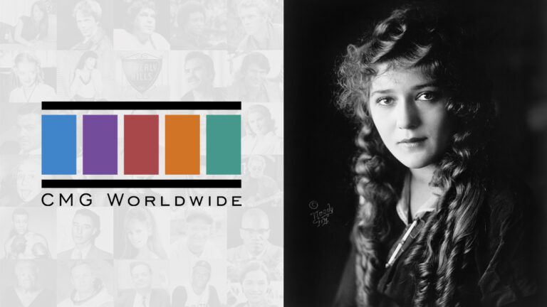 CMG Worldwide Proudly Announces The Representation of Mary Pickford