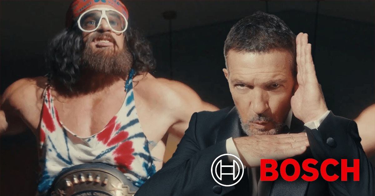 You are currently viewing Get a sneak peek of Antonio Banderas & Macho Man Randy Savage in Super Bowl ad for Bosch!